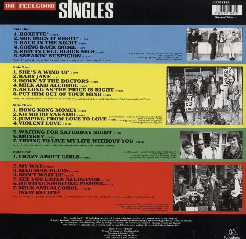 Dr. Feelgood Singles The U.A Years+ LP Album Vinyl Record compilation 2021