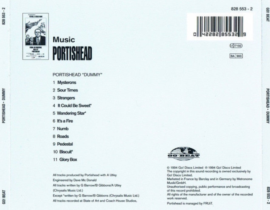 Portishead – Dummy CD Album remastered reissue on GoBeat