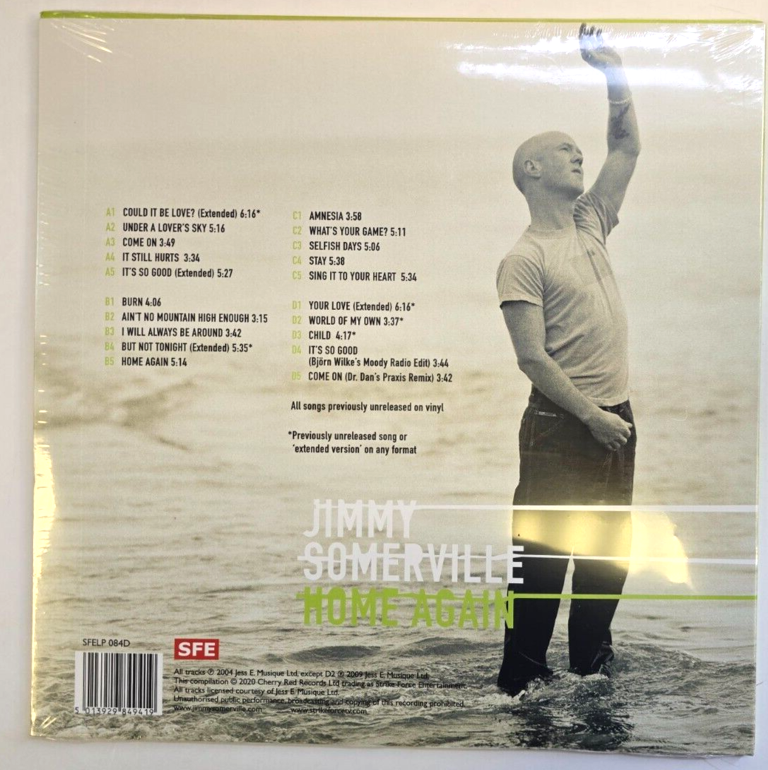 Jimmy Somerville Home Again Double LP Album vinyl record 2 x reissue 2020