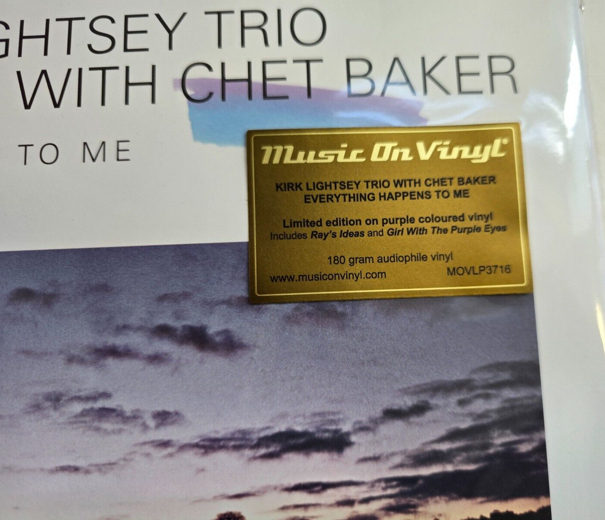 Kirk Lightsey Trio with Chet Baker – Everything Happens To Me LP Album record