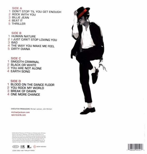 Michael Jackson Number Ones LP Album vinyl record 2022 reissue Compilation Epic