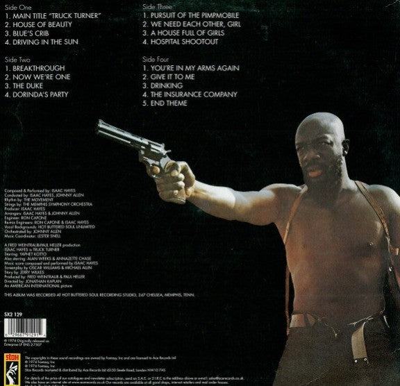 Isaac Hayes – Truck Turner OST  LP Album Vinyl record 1999 remastered reissue