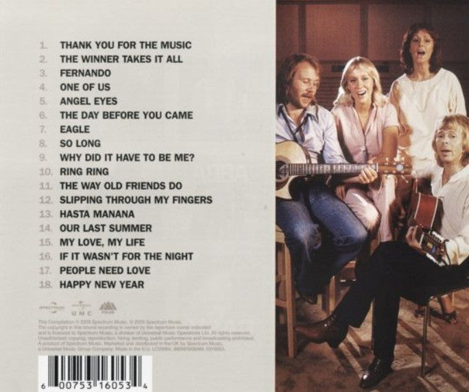 ABBA – Classic CD Album 2001 remastered reissue compilation on Spectrum music