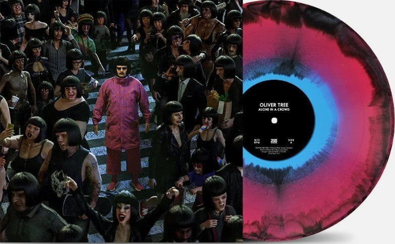 Oliver Tree Alone In A Crowd  LP Album vinyl record 2023 Blue Red Splatter