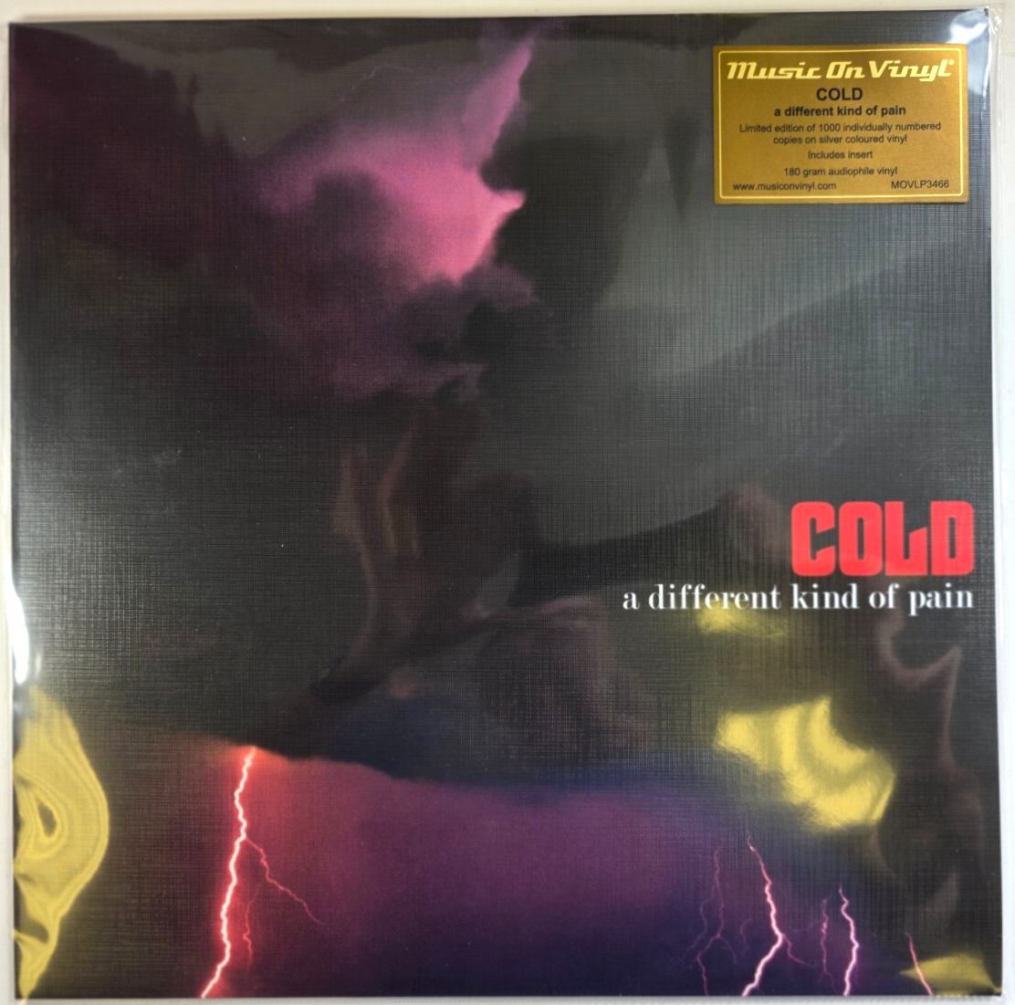 Cold A Different Kind Of Pain limited Silver numbered LP Album vinyl record 180g