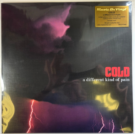 Cold A Different Kind Of Pain limited Silver numbered LP Album vinyl record 180g