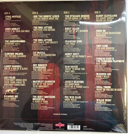 Deep Fried Funk LP vinyl record double compilation 2023 in Gatefold on Charly