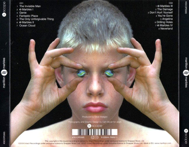 Marillion – Marbles CD Album in digipak 2 Disc Reissue on Kscope prog 2021