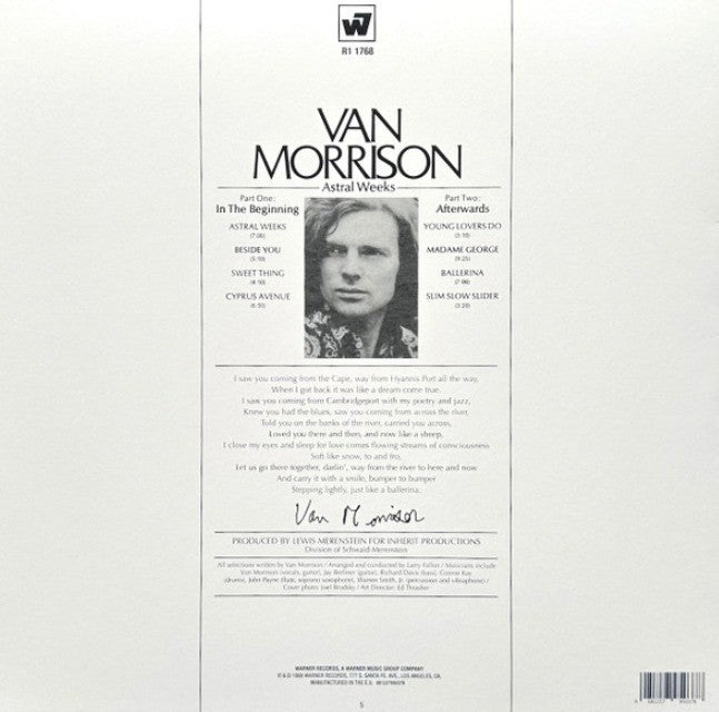 Van Morrison What's It Gonna LP Album vinyl record limited grey blues rock 2022