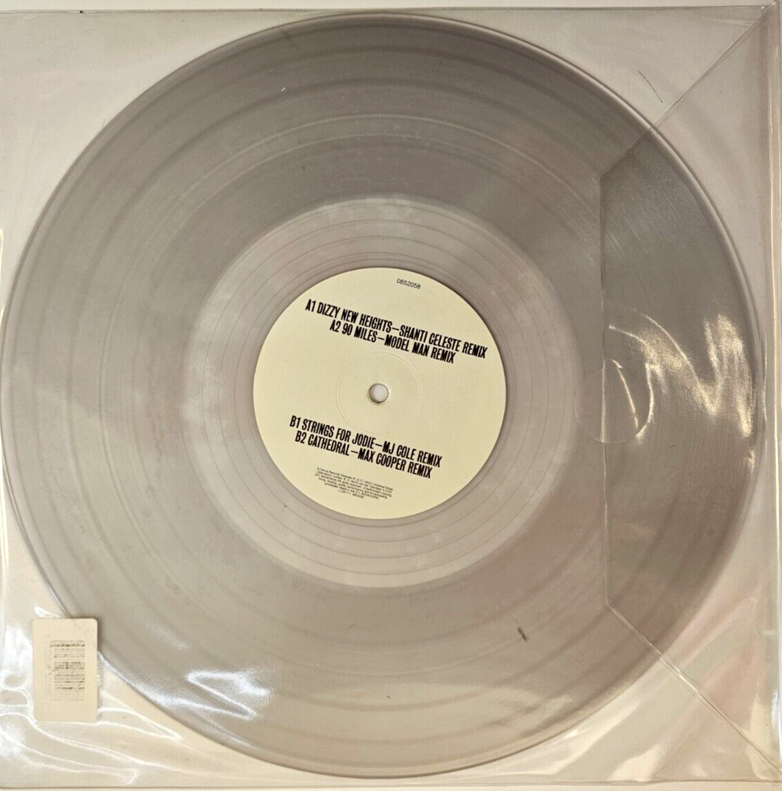 MJ Cole Madrugada Remixes 12" vinyl record limited clear UK garage house 2020