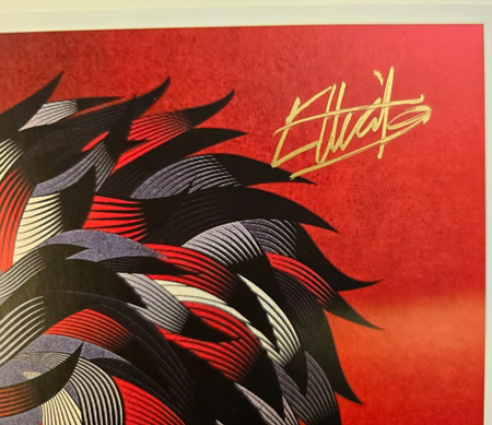 Empyre Hand Signed presentation size A4 on glossy print by Band Members