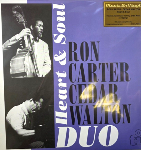 Ron Carter / Cedar Walton Duo Heart & Soul  LP Album vinyl record 180gram 2024