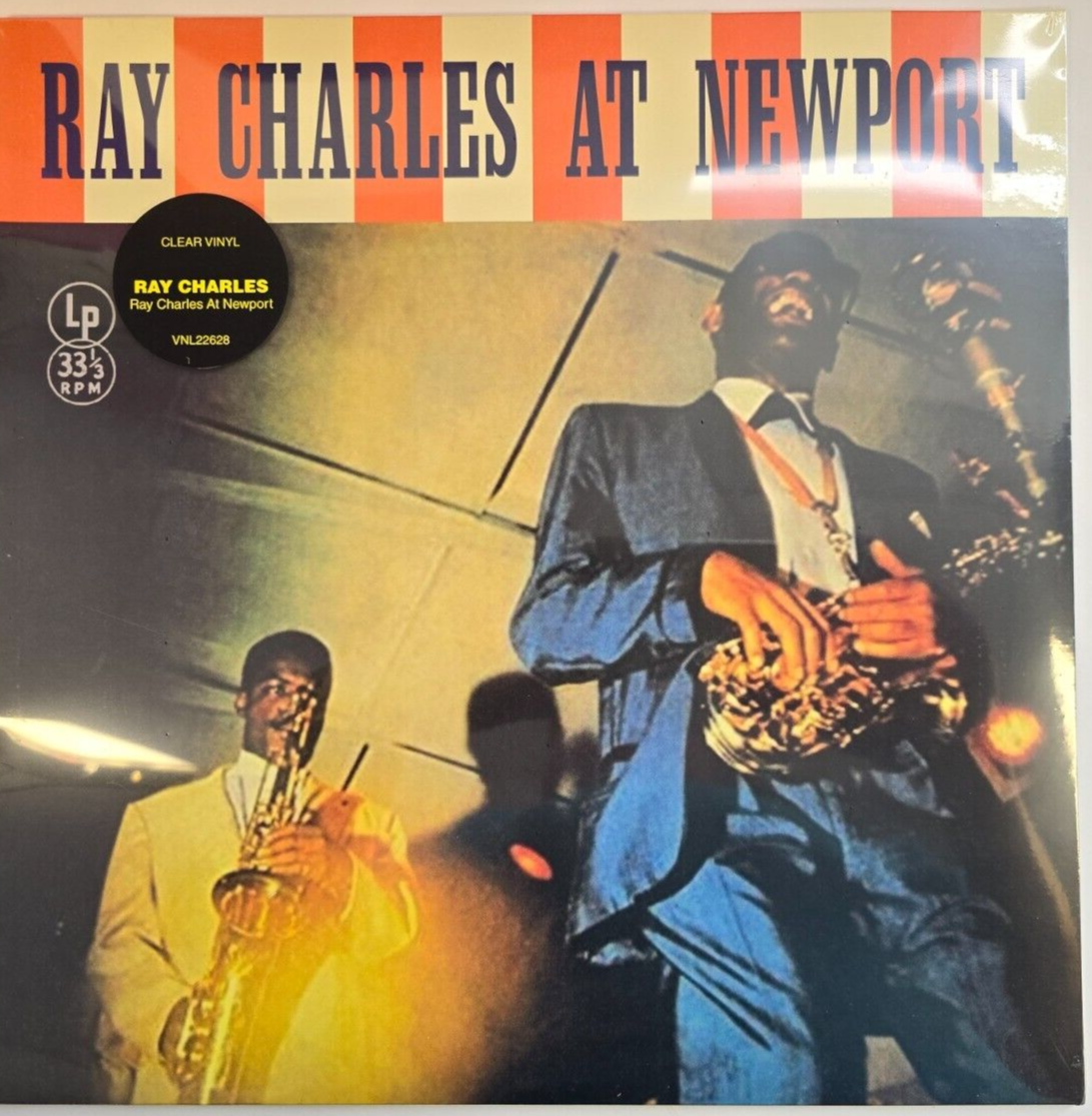Ray Charles Ray Charles At Newport imited edition clear LP Album vinyl record