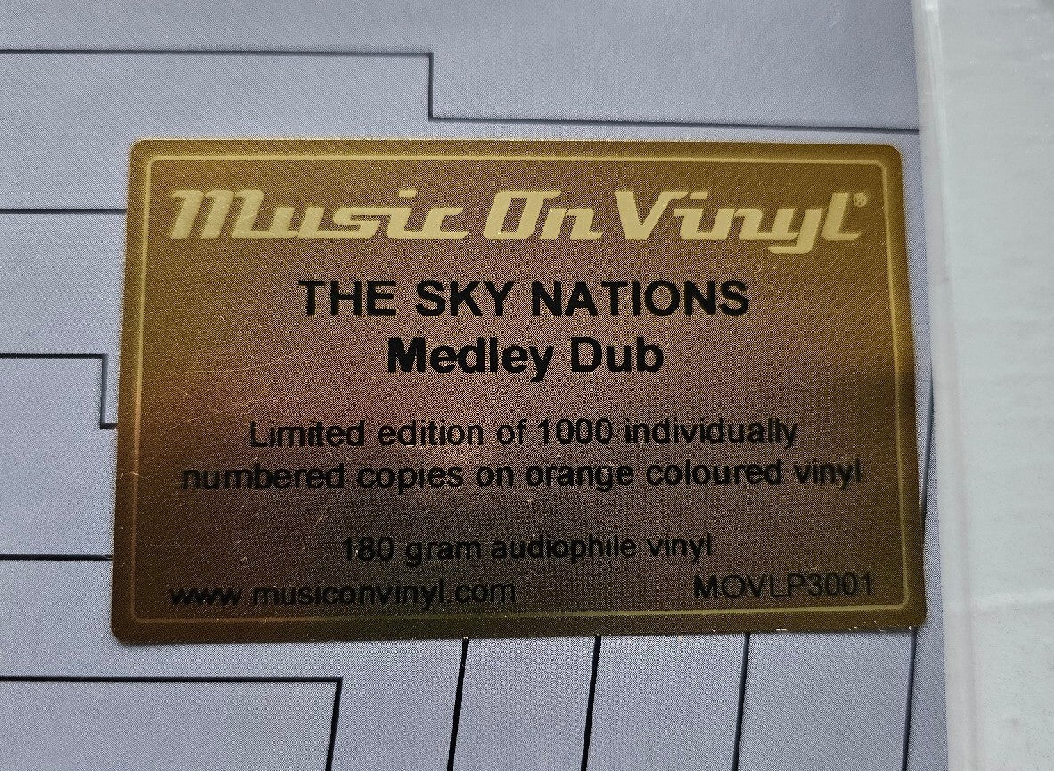 Sky Nations Medley Dub  limited ed numbered orange LP Album vinyl record 2022