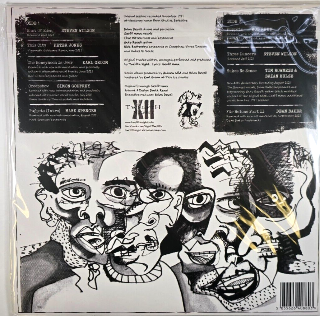 Twelfth Night Smiling At Grief Revisited LP Album vinyl record limited White 180