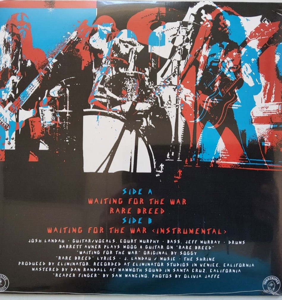 Shrine - Waiting For The War 2014 LIMITED SPLATTER LP Album vinyl record MINT