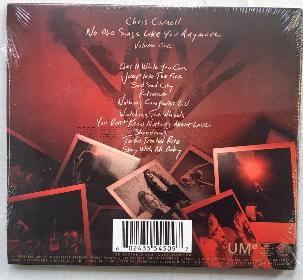 Chris Cornell – No One Sings Like You Anymore (Volume One) 2021 CD Album digipak