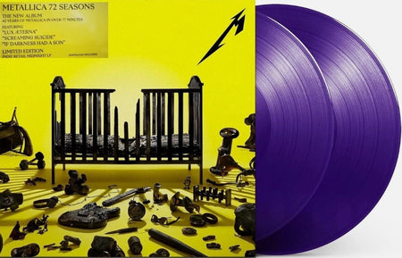 Metallica 72 Seasons LP Album vinyl record Limited Violet 2023 on Blackened 180g