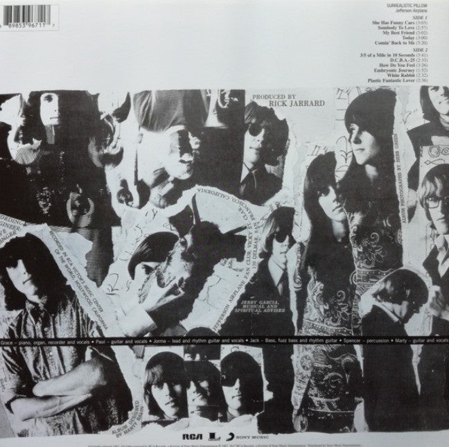 Jefferson Airplane Surrealistic Pillow LP Album vinyl record remastered 2017