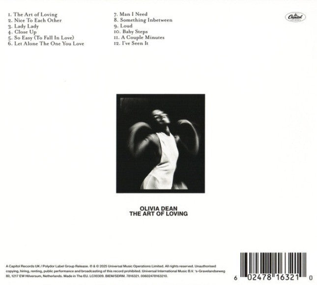 Olivia Dean – The Art Of Loving CD Album 2025 on Capitol records in Digipak