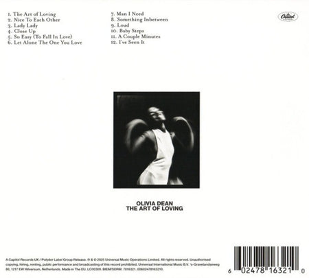Olivia Dean – The Art Of Loving CD Album 2025 on Capitol records in Digipak