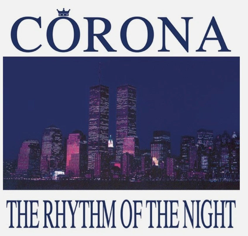 Corona The Rhythm Of The Night 12" vinyl record limited blue 2026 reissue