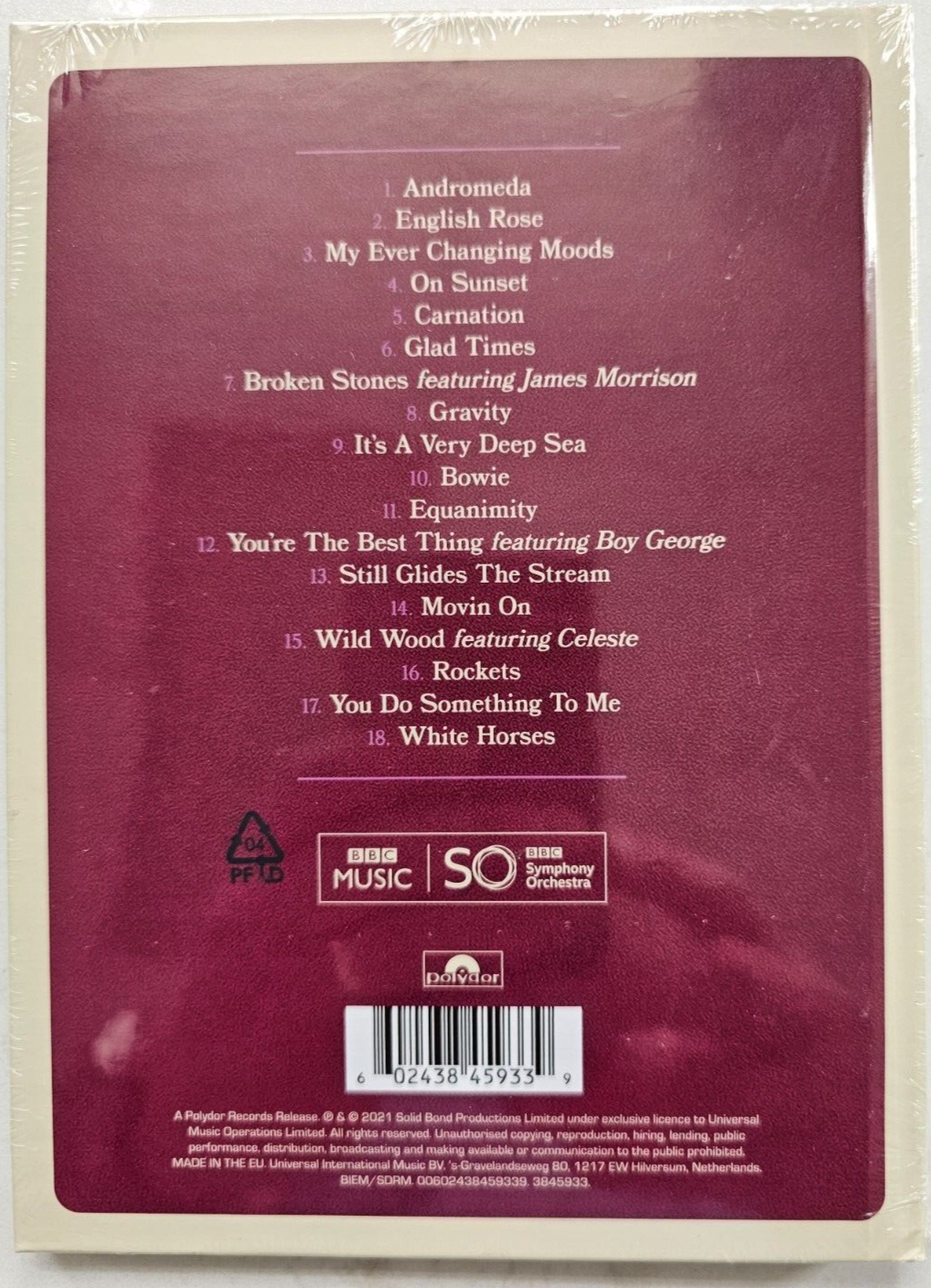 Paul Weller & The BBC Symphony Orchestra – An Orchestrated Songbook CD 2021