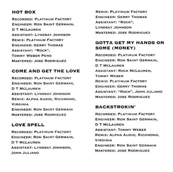 Fatback Hot Box CD Album reissue 1992 on Southbound