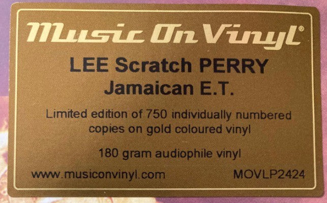 Lee Scratch Perry Jamaican ET LP Album vinyl record Gold remastered 2023 reissue