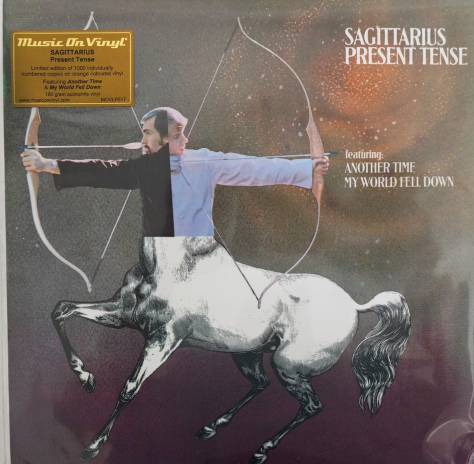 Sagittarius Present Tense LP Album vinyl record Numbered Orange Remastered 180g