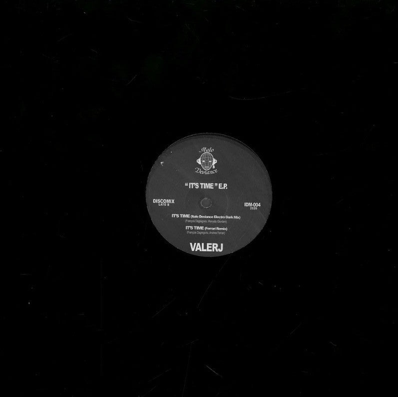 Valerj – It's Time 12" vinyl record remastered 2026 on Italo Deviance records