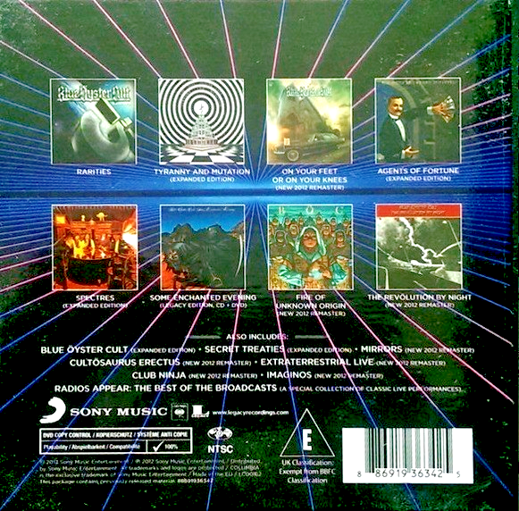 Blue Oyster Cult  The Columbia Albums Collection 17  CD DVD Boxset on Columbia