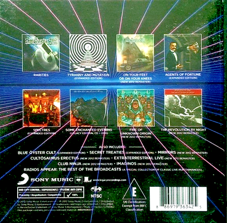 Blue Oyster Cult  The Columbia Albums Collection 17  CD DVD Boxset on Columbia
