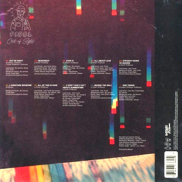 Fidel Out Of Sight LP Album Vinyl Record on Bastard Jazz 2024