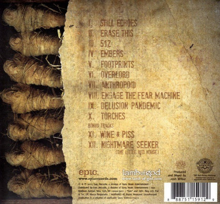 Lamb Of God – VII: Sturm Und Drang CD Album Deluxe in Digipak on Epic