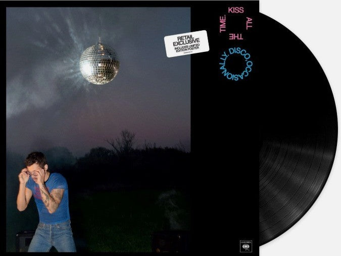 Harry Styles Kiss All The Time Disco Occasionally LP Album vinyl record + Poster
