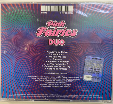 Pink Fairies Duo CD Album 2021 reissue Psychedelic Rock compilation