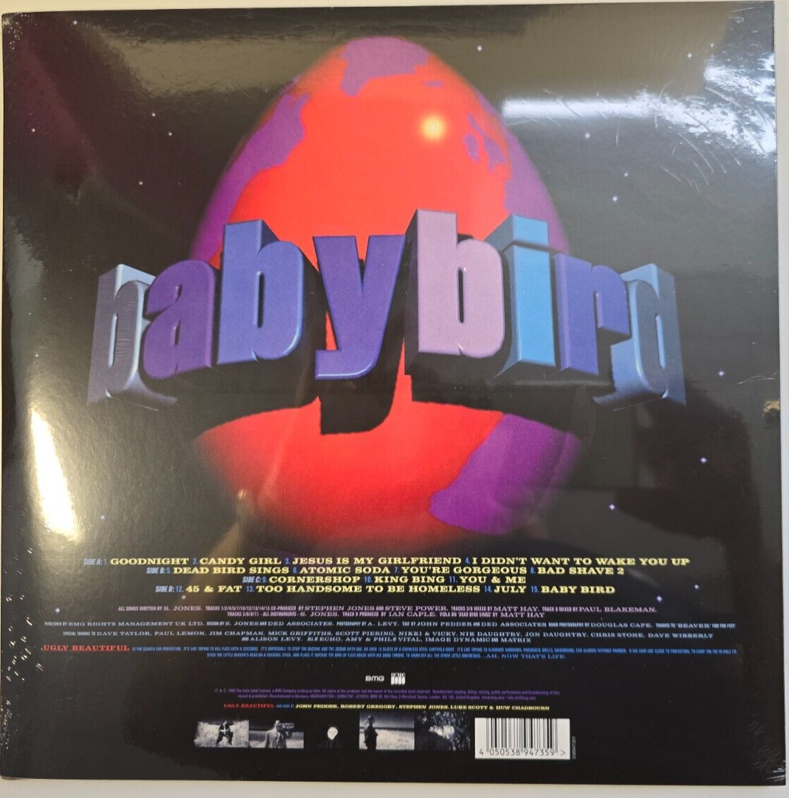Babybird Ugly Beautiful LP Album vinyl record limited 2 x LP Reissue 2023 on BMG