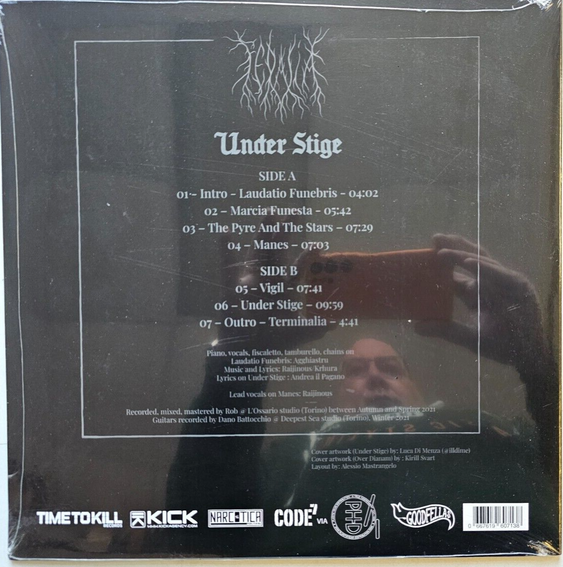 Feralia – Under Stige 2022 LP Album vinyl record black metal import Italy new