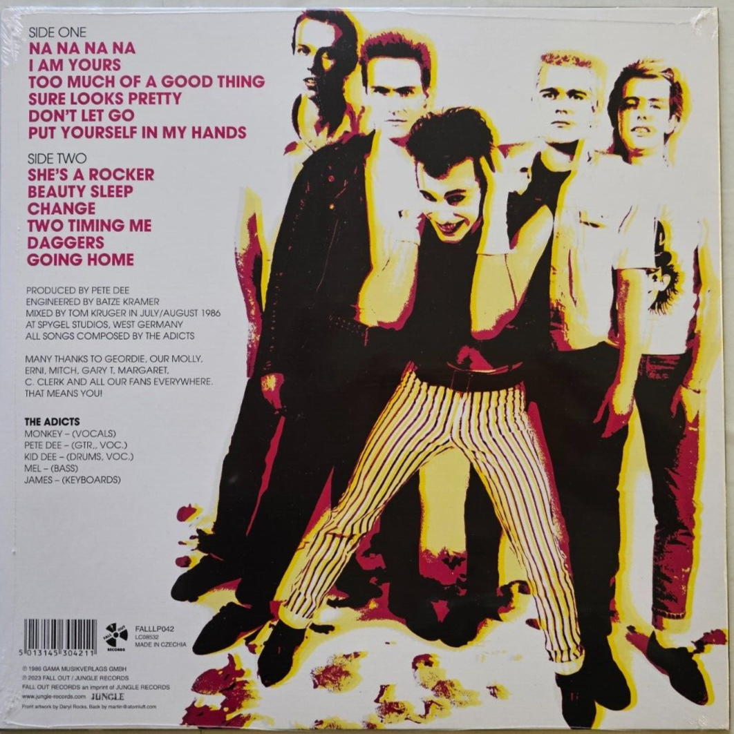 The Adicts Fifth Overture limited RSD Yellow LP Album vinyl record reissue new