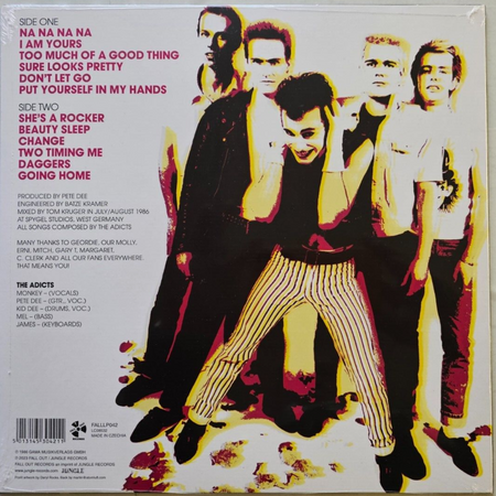 The Adicts Fifth Overture limited RSD Yellow LP Album vinyl record reissue new