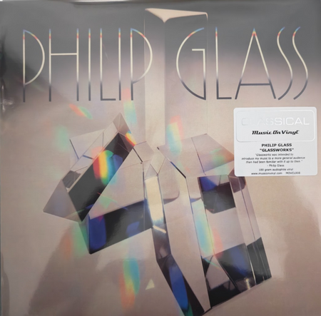 Phillip Glass Glassworks LP Album vinyl record remastered 2026 reissue 180g