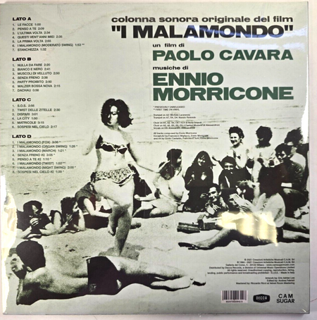 Ennio Morricone I Malamondo LP Album vinyl record 2021 remastered reissue