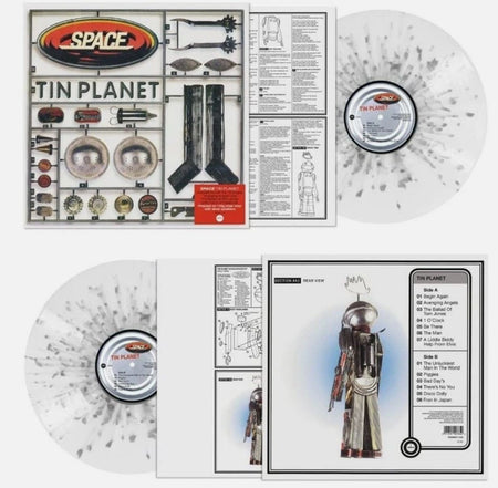 Space Tin Planet LP Album vinyl record limited clear splatter 140gram reissue