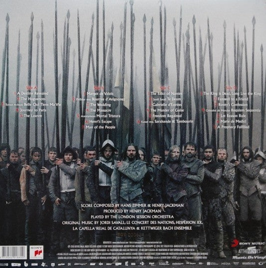 Hans Zimmer & Henry Jackman Henri 4  OST LP Album Vinyl Record Red Numbered 180g