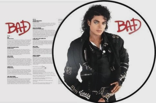 Michael Jackson Bad LP Album vinyl record 2022 reissue Picture Disc 2018