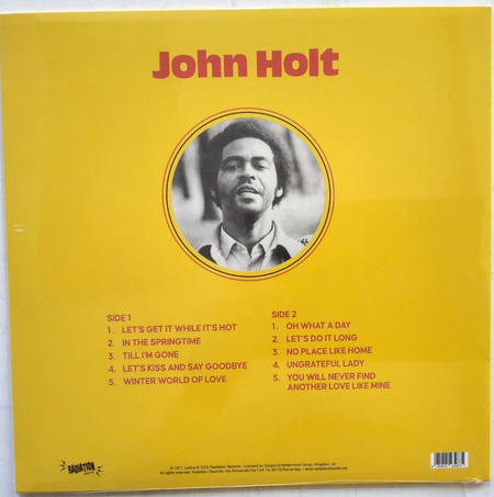 John Holt 3000 Volts Of Holt LP Album vinyl record 2022 reissue NEW Reggae black