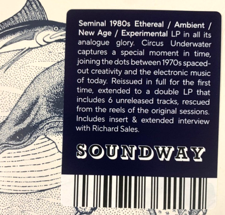 Circus Underwater LP Album Vinyl record 2023 remastered reissue on Soundway