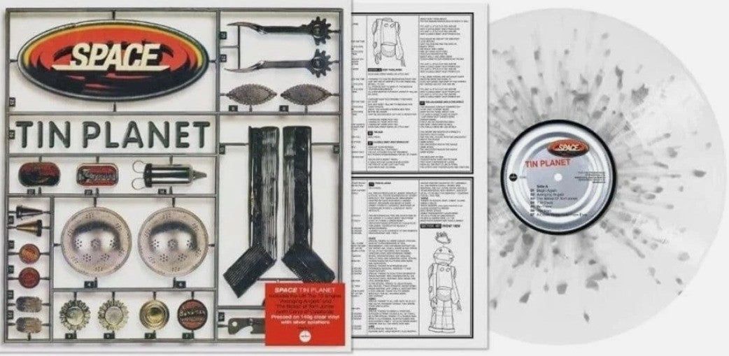 Space Tin Planet LP Album vinyl record limited clear splatter 140gram reissue