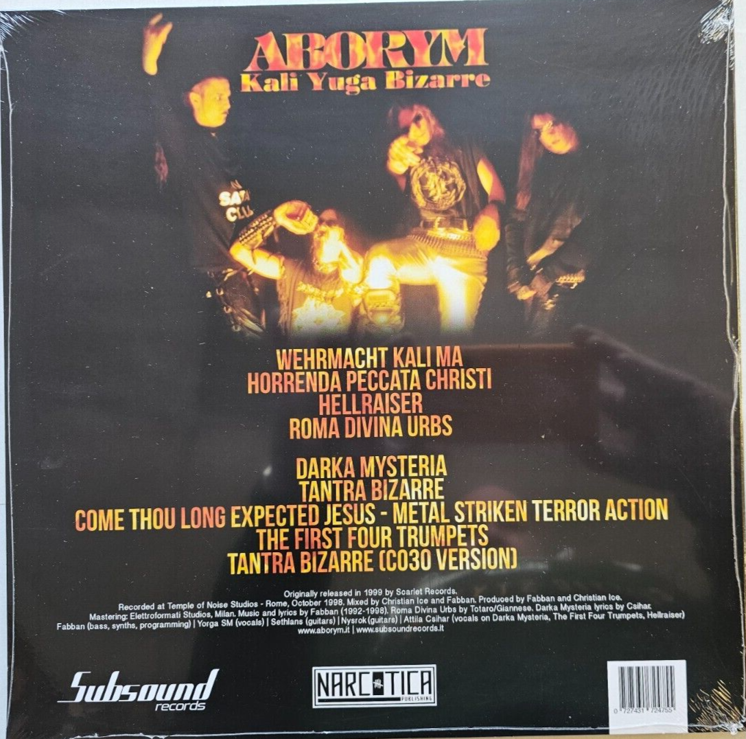 Aborym Kali Yuga Bizarre LP Album vinyl record limited reissue black metal 2022